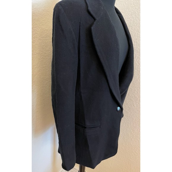 Elana Vintage 90's Wool Blazer - Sz L - Picture 2 of 10